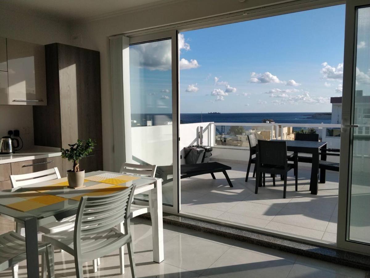 Sea View Penthouse With Large Terrace Irom1-1 Διαμέρισμα Marsaskala Εξωτερικό φωτογραφία